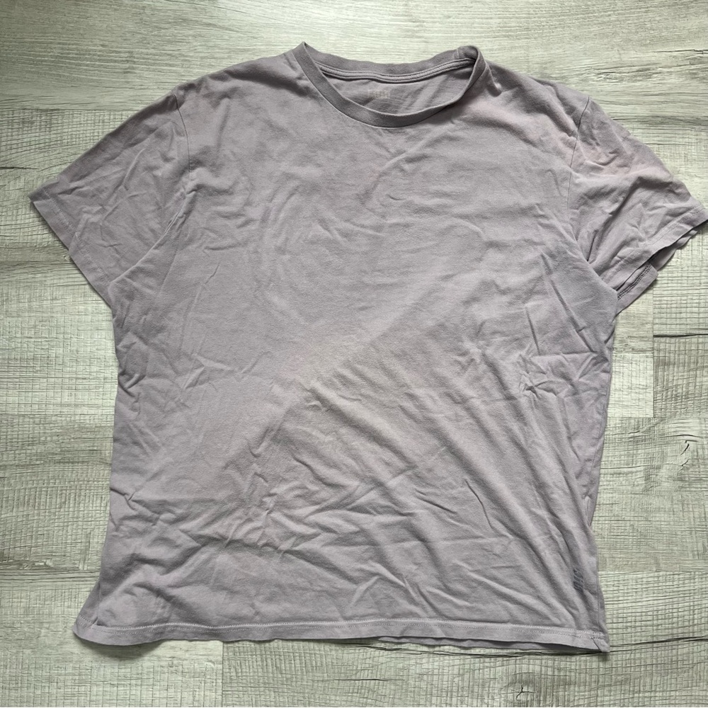 KITH Lilac Plain Tee Shirt Size XL